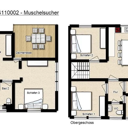 Haus Inseltraum Ferienwohnung Muschelsucher Διαμέρισμα Borkum